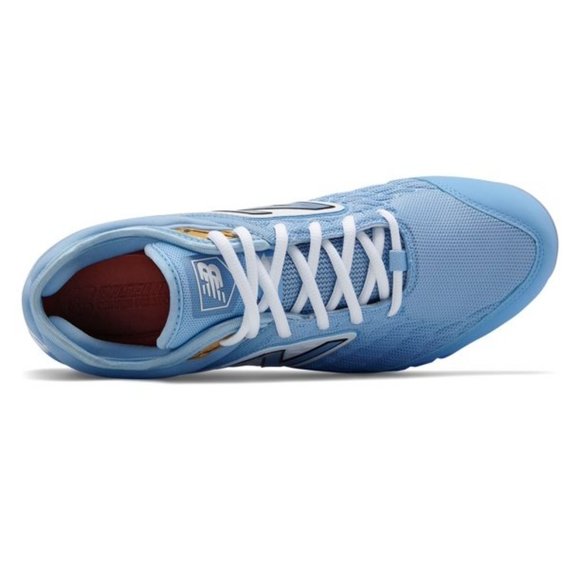 NWT NEW BALANCE L300SD4 LIGHT BLUE/WHITE METAL BASEBALL CLEATS/SHOES 17D‎ (WIDE) main image 7